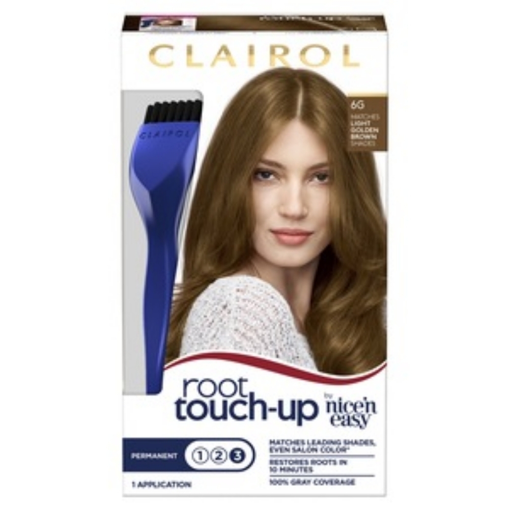 2 x Clairol Root Touch-Up Nice'n Easy Hair Dye 6G Light Golden Brown